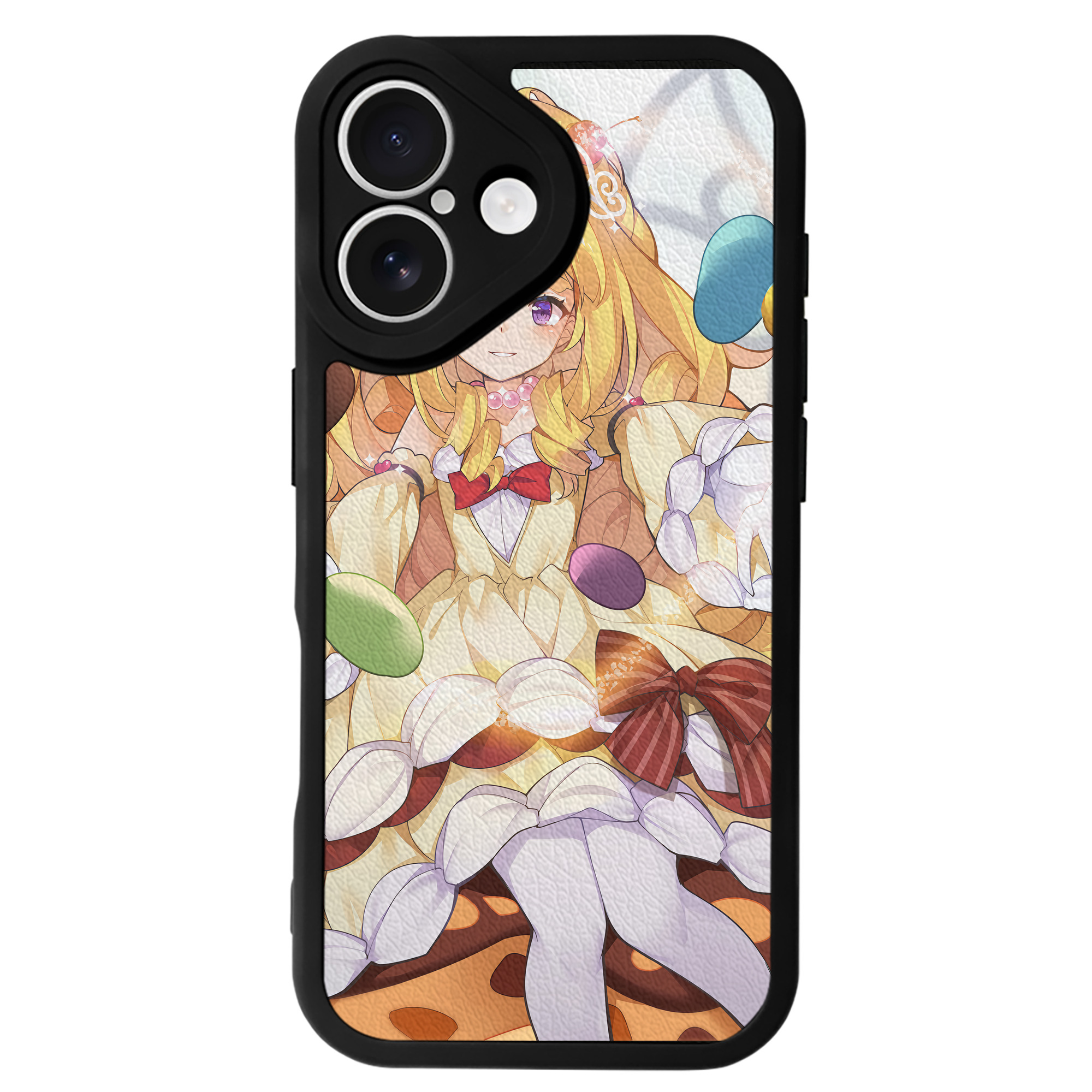 （画像用） 遊☆戯☆王 Yu-Gi-Oh! 【iPhone 16シリーズ対応】シリコンスマホケース（レザー調） 材質：シリコン